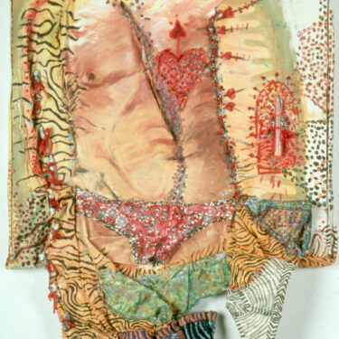 El hombre corazón calzoncillo.